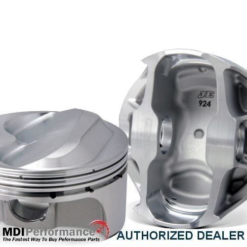 Je pistons 258244 gm bbc open chamber dome 498ci 4.320b 4.250s 6.385r 13.1:1