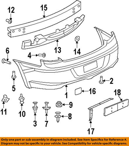 Mopar oem 4389947aa rear bumper-bumper cover screw