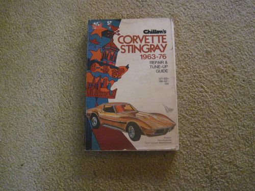 1963 1964 1965 1966 1967 1968 1976 corvette stingray repair &amp; tune up manual