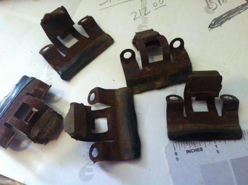 1974 cutlass --  74 cutlass rear  interior trim clips / fasteners -  7 clips