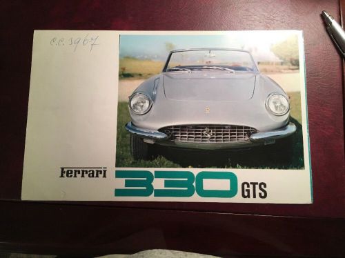 Ferrari brochure 330gts merritt p 275