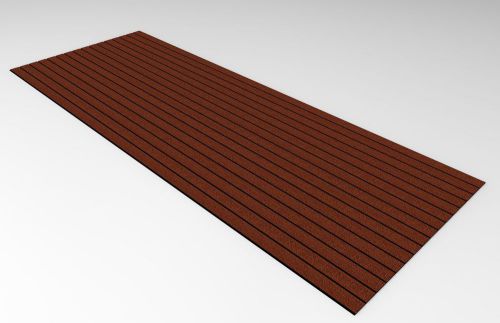 Eva foam faux teak sheet boat yacht synthetic teak decking 35&#034; x 94&#034; 6mm thick