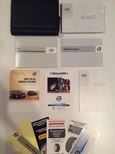 2015 volvo s60 owners manual books full set oem