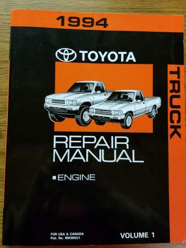 1994 toyota truck repair manual  volume 1