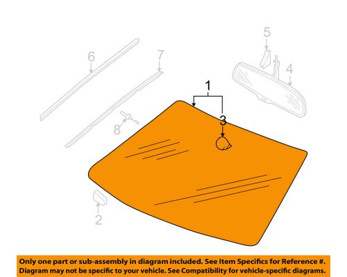 Audi oem 02-05 a4 quattro-windshield glass 8e0845099pnvb