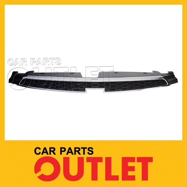 2011 2012 chevrolet cruze front bumper upper grille black gm1200623 chrome outer