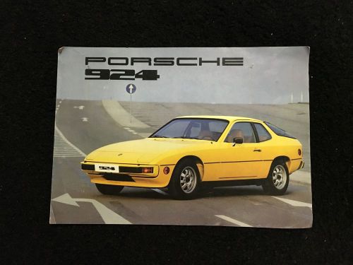 1977 porsche 924 original sales brochure