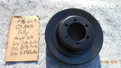 Mopar bb 383 440  3 groove crank pulley 70 71 charger challenger cuda roadrunner