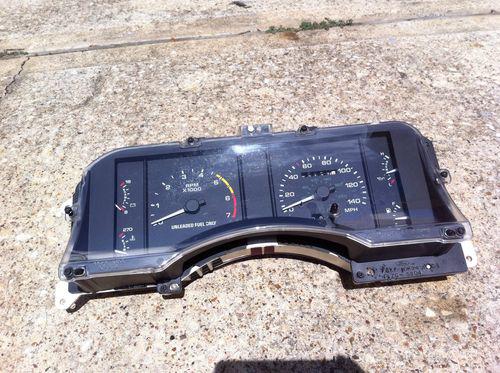 Mustang gauge cluster lx gt 1990-1993 5.0 140mph