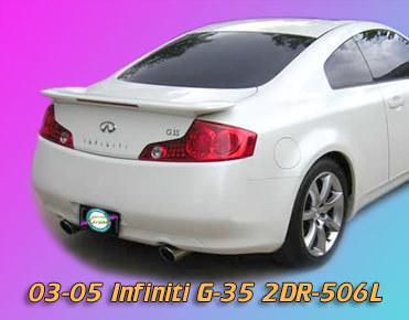 Painted infiniti g35 2dr custom style spoiler 2006-2007