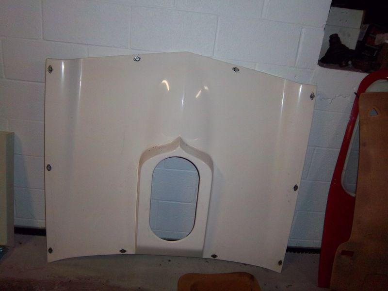 Chevy vega fiberglass hood harwood part # 15105