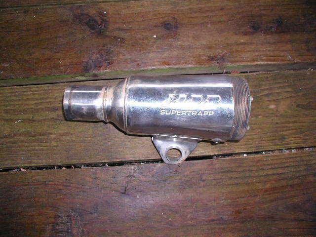 Supertrapp universal slip on muffler 2" id