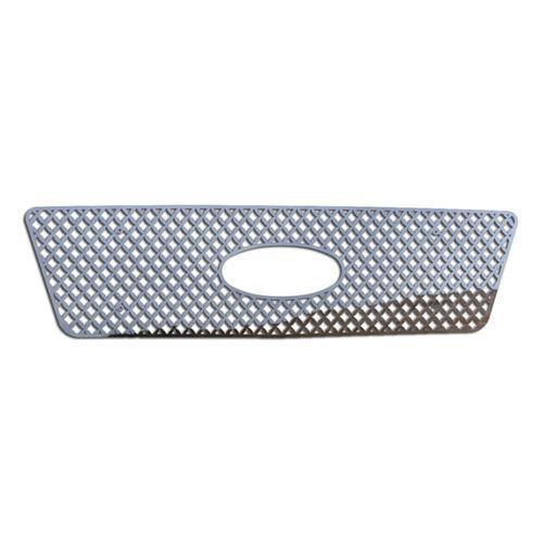 Ford f150 04-08 honeycomb-style stainless diamond mesh front metal grille trim 