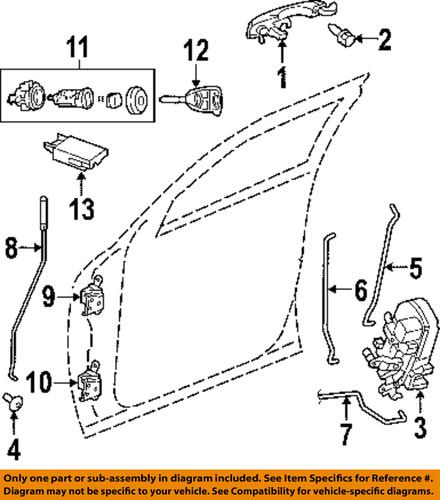 Mopar oem 4589009ah outside door handle-handle, outside