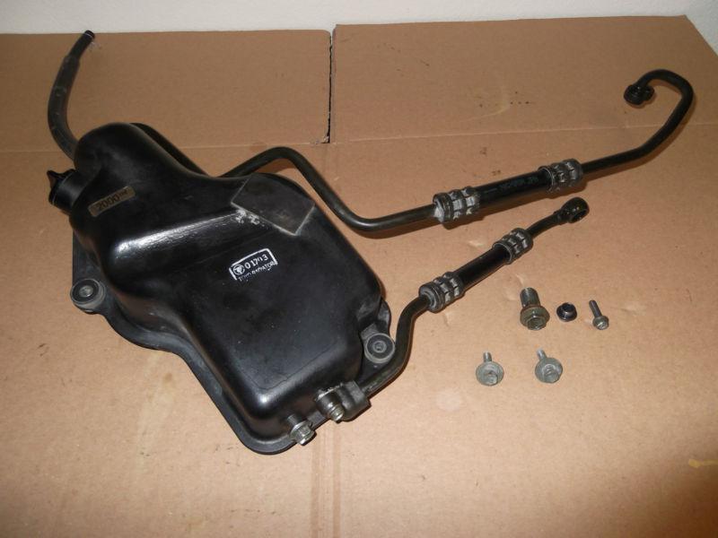 04 suzuki ltz 400- oil tank, dip stick, supply & return lines, mounting hardware