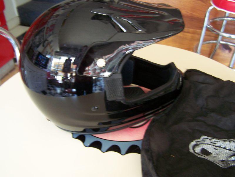 Dot fiberglass(rx-4) full face motorcycle helmet-size-large.