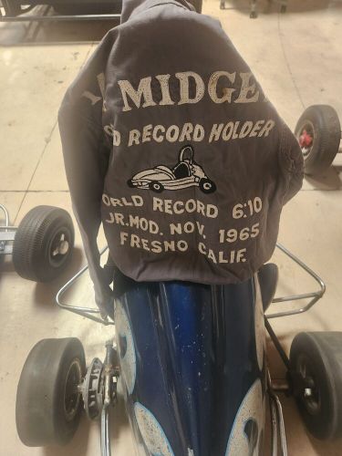 1950s vintage and original quarter-midget  1/4 midget with helmet and jacket