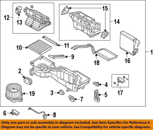 Ford oem 19-20 ranger air conditioner heater-heater case kb3z18478aa