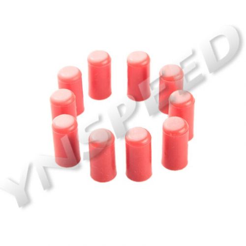 10x 19mm 3/4&#034; silicone blanking cap intake vacuum hose bung plug silicon cap red