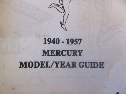 Pm138 1940-1957 mercury the antique outboarder service manual