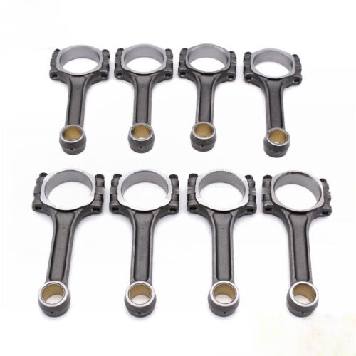 I beam 5.700&#034; 2.100&#034; .927&#034; bronze bush 5140 connecting rods for chevy sbc 350