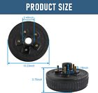 Jdmspeed new trailer brake hub drum 10&#034; x 2-1/4&#034; kit 5 on 4.5&#034; replacement for -