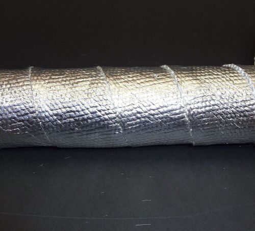 Metal aluminized fiberglass tube hose pipe heat wrap kit turbo heat shield 25 ft