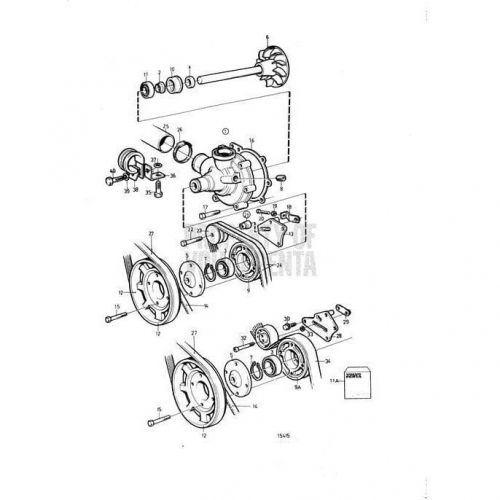 Volvo penta diesel tension pulley #861563