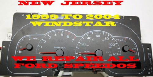 1999 to 2003 ford windstar instrument cluster sofware &amp; odometer calibration