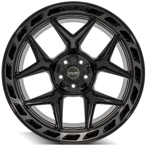 4play 4p55-22120-5d55-44bbt gen3 4p55 22x12 5x5&#034; &amp; 5x5.5&#034; -44et in gloss black