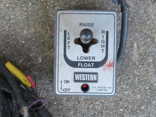 Western snow plow joystick controller + wiring harness