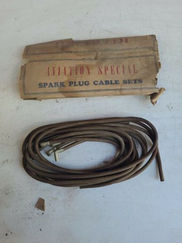 Aviation special spark plug cable set nos set of 6