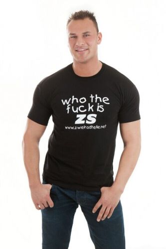 &#034;who the fu..&#034; black zs shirt size s-