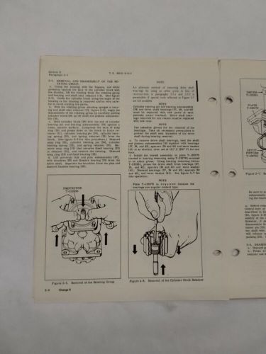 Sperry vickers hydraulic motor assembly mf-3913-2/-5 series overhaul manual-orig