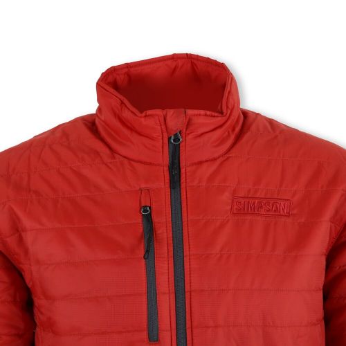 4030xr simpson racing red packable puffer jacket