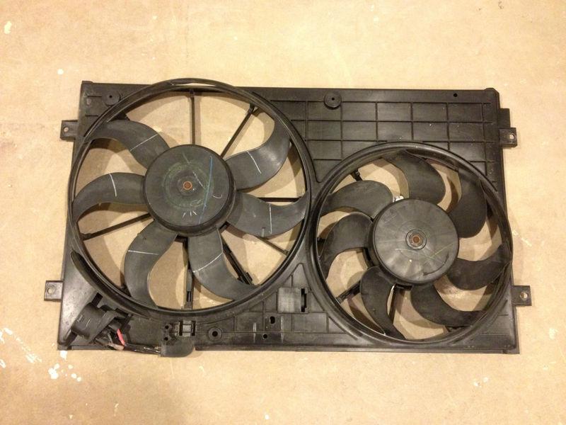  2011 2012 volkswagen jetta passat beetle gen cooling dual fan assembly oem