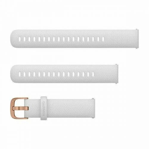 Garmin 18mm quick release white band strap 010-12932-02