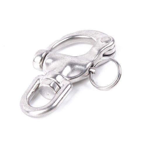 316 stainless steel boat marine swivel bail snap shackle lock gear yacht sail