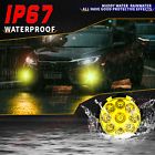 Us pair fog light lamp lh+rh for honda pilot 2012-2014 2015 w/ led clear len