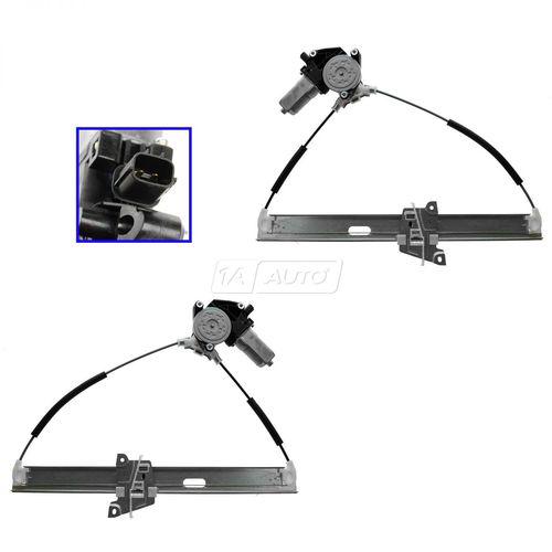 Window regulator & motor front pair set for ford escape mercury mariner hybrid