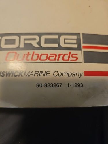 Force 90 and 120 hp service manual  90-823267