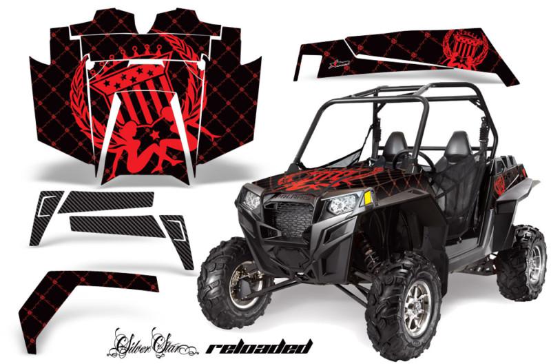 Amr racing graphic kit atv polaris rzr 900 11-12 utv utility close out