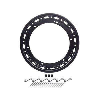 Weld racing 15in 16 hole bead lock ring w/6-tabs - black p650b-5314-6