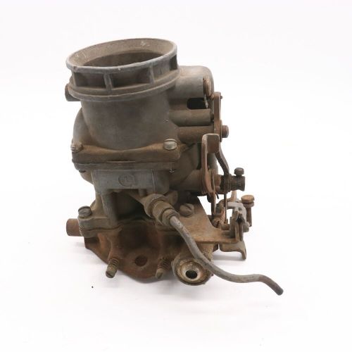 Ford model ebu oem carburetor untested flathead v8 ford script vintage 2bbl