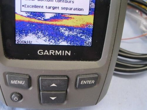 Garmin echo 300c fish finder unit tested  sk# 85-97 with p/ cable no bracket