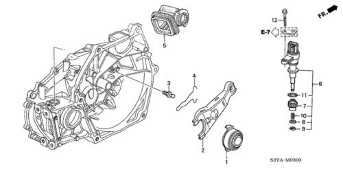 Genuine honda gear 78415-s3y-003