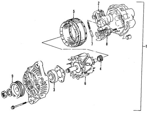 Genuine gm brushes 96068319