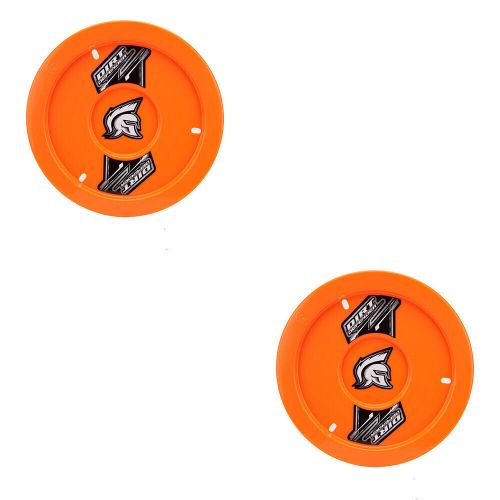 Dirt defender 15 x 8 gen ii solid wheel covers mud covers neon orange 2 pack