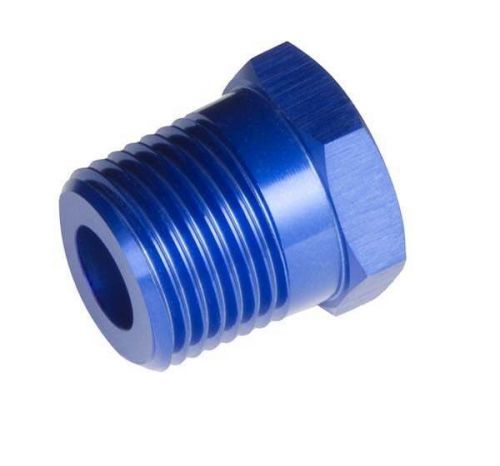 Redhorse 912-06-04-1 3/8&#034; npt male to -1/4&#034; npt female reducer - blue