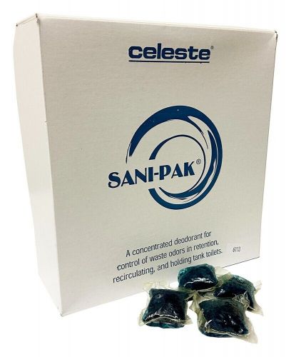 Celeste sani-pak chemical toilet deodorant - 6 gram - box of 80 - sp77006a